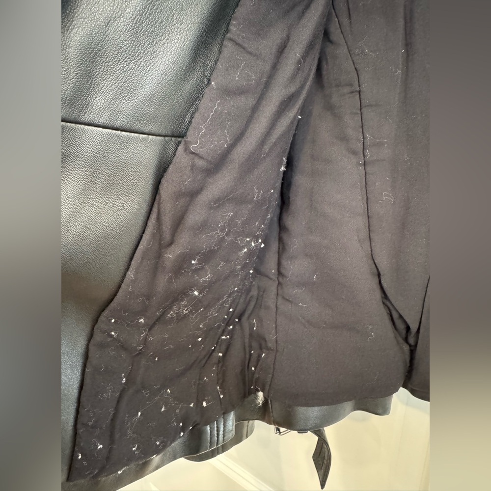 IRO Han Black Leather Jacket - Picture 8 of 8